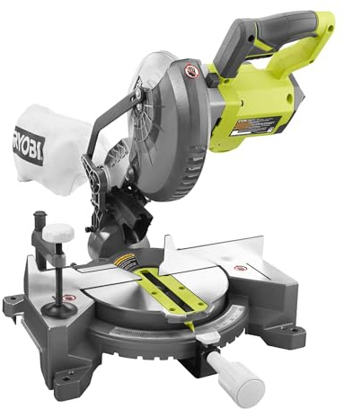 RYOBI EMS190DC 18V ONE+ Mitre Saw Body Only, Green, 190 mm