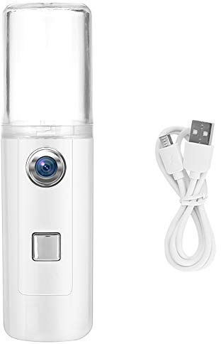 30ml USB Facial Steamer, Mini Mist Sprayer, Cool Handy Moisturizing Nano Steamer, Nano Mist Spray Face Facial Moisturizing Mist Sprayer for Face, Eyelash Extensions Makeup