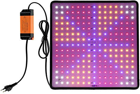 1000W Lampada LED orticola Crescita Fioritura 225 LED Grow Light Pannello LED Coltura Interna Spettro Completo Lampada Crescita Pianta con Gancio Sospensione per Pianta Crescita Indoor (03)