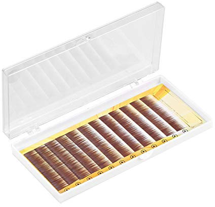 Faux cils pour extensions de sourcils, faux cils, marron mélangés, 5 à 8 mm, Sourcil individuel, Sourcil artificiel, Faux sourcil, Brow extensions