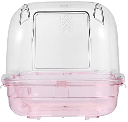 POPETPOP Hamster Bathroom Small Pet Bath Basin Hamster Sandbox Hamster Toilet Guinea Pig Bath Basin Hamster Bath Room Hamster Sand Bathtub Rat Little Pet Bathtub Ferret Wash Basin Plastic
