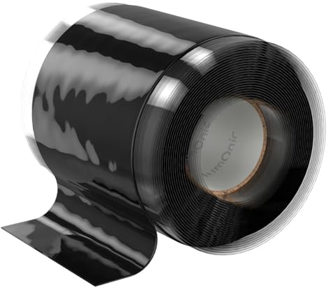 3m Selbstverschweißendes Silikonband 50mm Abdichtband schwarz -50...260°C 0,50mm