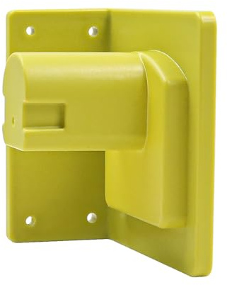 CENPEK 5Pcs Tool Mount Holder Tool Battery Dock Holder Compatible with Ryobi 18V Heavy Duty Power Tool Hanger with Screws for Workshop Garage