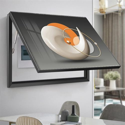 Generico Copertura Quadro Elettrico Decorativa Copri Contatore Elettrico Interno,Nascondi Dipinti Ideale con Supporto Idraulico per La Tua Casa Quadri,010,50 * 40CM