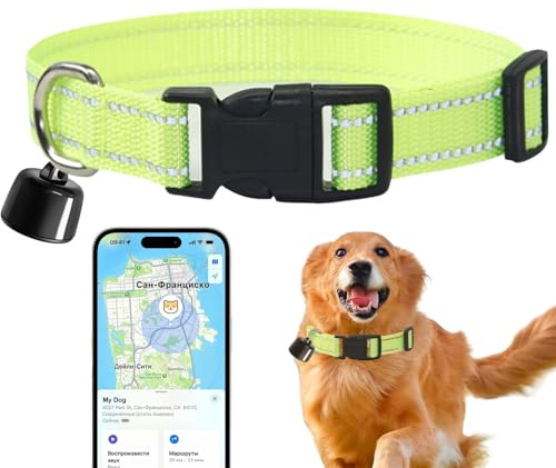 GPS Pet Tracker,Cat Tracker Compatible with iOS/Android,Mini GPS Tracker for Cats and Dogs,Dog Collar Tr/acker,Ca/t Collar with Tracker,Pet Tra/ckers,Tracking Device(Includes P/et C/ollar+Tra/cker)
