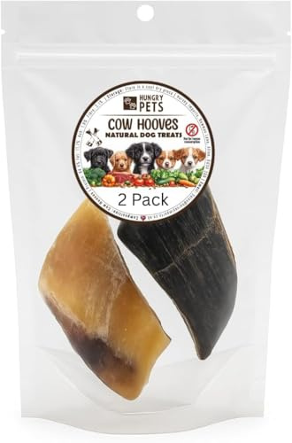 Cow Hooves Premium Natural Dog Treat - 2 Pack | Premium