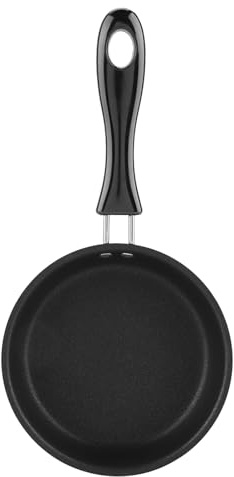 ANGGREK Mini Frittura Pelli di Padella Porta Utilizzabile Portatile Facile da Gestire con Rivestimento per Uova e Mini Pancake