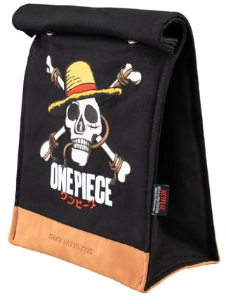 Grupo Erik Bolsa porta alimentos One Piece - Bolsa termica | porta alimentos Isótermica para Almuerzo con Aislamiento Frio/Calor, Nevera portatil pequeña para trabajo, One Piece Regalos