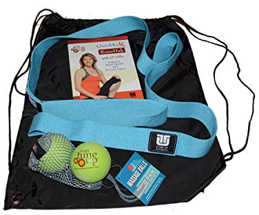 Yoga Tune Up Quickfix RX KneeHab mit Jill Miller-Kit inklusive Anleitungs-DVD, Original-Set von Yoga-Tune-Up-Therapiebällen und einem Gurt zum Dehnen