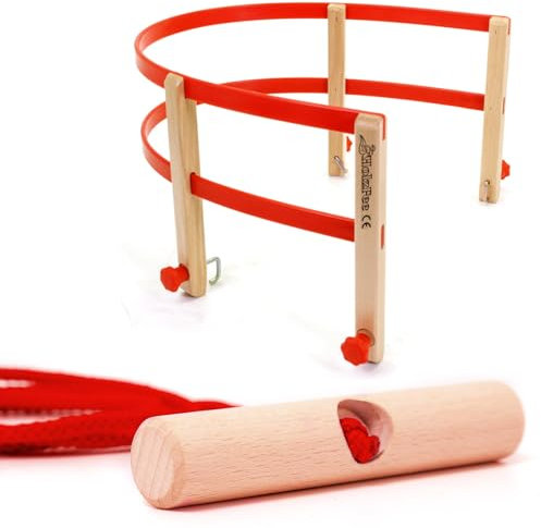 HolzFee Schlittenleine + Schlittenlehne Schlitten-Zubehör-Set