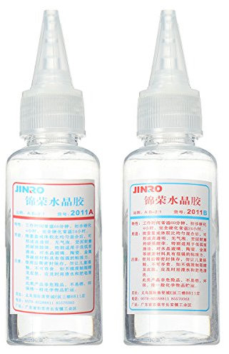 EsportsMJJ 50Ml: 25 Ml Ab Pegamento Cristal Ab De Epoxy Pegamento Resina Para Herramientas De La Joyería Diy