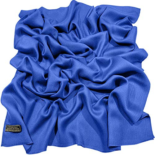 CJ Apparel Châle À Franges Népalais Fait À la Main Châle pashmina Femme (lot de 1)