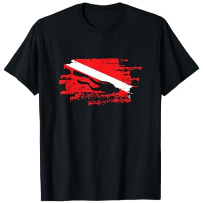 Diver Flagge Tauchen Unter Wasser Geschenk T-Shirt