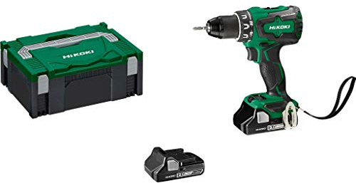 HiKOKI Akku-Bohrschrauber (18V, 70 Nm, Brushless, LED, Spindelarretierung, Transportkoffer, inkl. 2x 3.0 Ah Akku und Ladegerät)