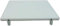 Tagliere polietilene double face pesante bianco con fermi girevoli antiscivolo spessore cm.2 (cm.40x30)