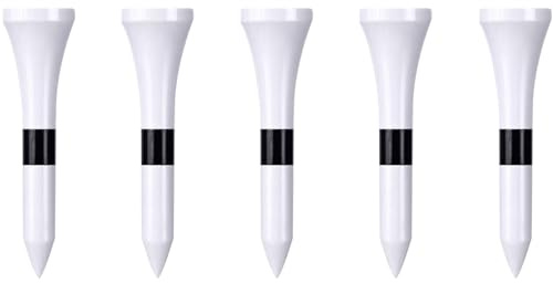 Zivisk Golf Tees Holz - 100 Stück 38mm/54mm/70mm/83mm Bambus Tees(1-1/2 or 2-1/8 or 2-3/4 or 3-1/4, Weiß, Rot, Grün, Blau, Gelb, Natürliche Farbe, Schwarz, Rosa)