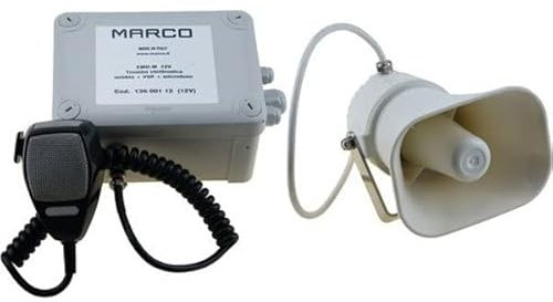 MEGAFONO ELECTRÓNICO 12V NIEBLA/VHS/MICR