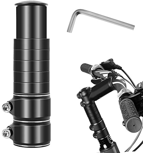 LURICO Elevador Manillar Bicicleta, MTB Potencia Manillar, Elevador Tija Manillar de Bici, Aluminio Elevador Potencia Bicicleta para Ciclismo Bicicleta Montaña Carretera Bici 28.6mm