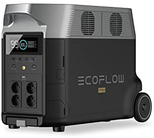 EF ECOFLOW DELTA PRO tragbarer Powerstation, erweiterbarer Stromgenerator 3,6 kWh–25 kWh, für Wohnungen, Reisen, Kleine Verpackungsmängel, Produkt unbenutzt(Generalüberholt)