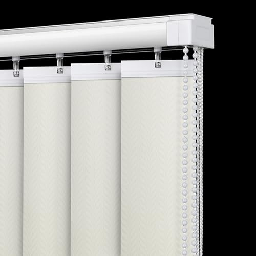 FENGSHOUU Vertical Blind,Replacement Slats 89mm Blind,Blackout Fabric Vertical Blind,Dim-Out,Complete Blind,for Home Office,Free Hangers,Weights & Chains,Width x Drop (90cm x 120cm(35.4x47.2in))