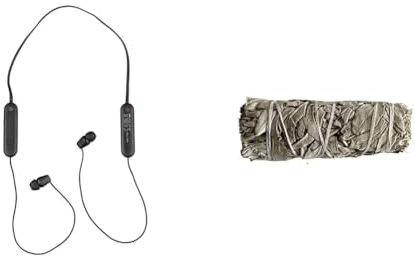 Sony WI-C100 Wireless In-ear Headphones - Up to 25 hours of battery life - Water resistant -Built-in mic for phone calls - Reliable Bluetooth® connection - Black & White Sage 4