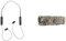Sony WI-C100 Wireless In-ear Headphones - Up to 25 hours of battery life - Water resistant -Built-in mic for phone calls - Reliable Bluetooth® connection - Black & White Sage 4
