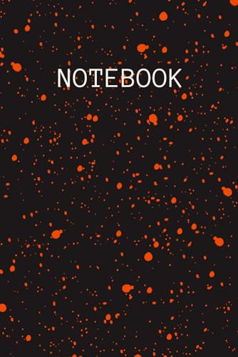Black and orange notebook- Halloween inspiration bullet journal / diary