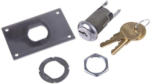 Generic Garage Door Opener External Key Switch Compatible with 760CB 59LM with 2 Keys, Silver