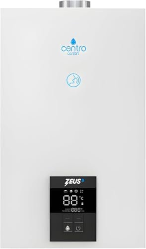 Zeus - Scaldabagno naturale butano/naturale a gas a tenuta stagna istantanea o naturale, certificato CE, senza serbatoio per interni (Gas Natural, 1, unità)