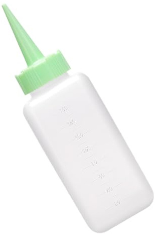 szaluyk Squeezy Sauce Bottle | 160ml Squeeze Sauce Bottle With Nozzle | Translucent Hair Color Applicator Bottle | Hair Color Squeeze Bottle | Applicator Bottle With Measuring Scale For Hair