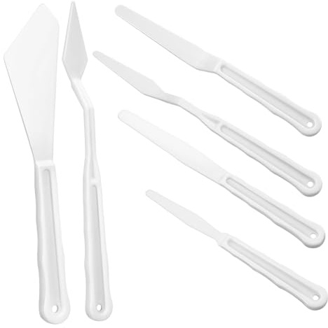Tofficu Spatole per Pittura Spatole per Stendere la Vernice Raschietti per Miscelare la Vernice Attrezzi per Pittura