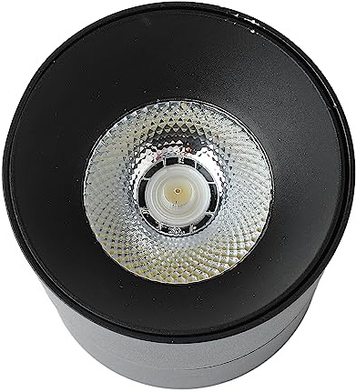 Surface Mounted Spotlights, Eye Protection, Foldable Rotating, High Brightness, Good Color Rendering, Energy Saving for Living Room (Black)