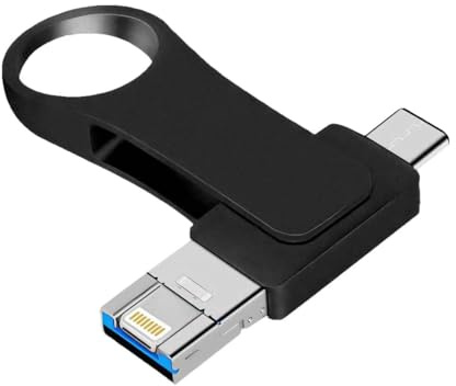 Chiavetta USB C 512GB 4 in 1 Pen Drive 3.0 Impermeabile Chiavette USB 512GB Alta Velocità Penna USB Espansione di Memoria Esterna per Smartphone OTG Android PC