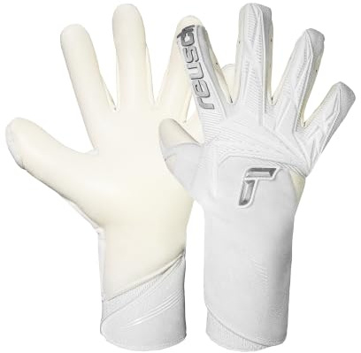 Reusch Profi Torwarthandschuhe Herren Erwachsene | extra starker Grip | perfekte Passform & Komfort, für Training & Spiel, für Kunstrasen & Naturrasen, Größe 7,5-12, Attrakt Gold X Strapless
