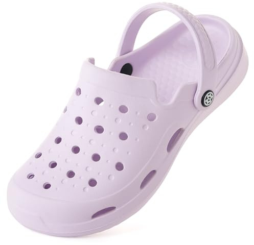 Zuecos Mujer Zapatillas de Playa Hombres Zapatos de Jardín Verano Zapatillas Casa Sandalias Piscina Zuecos Sanitarios Interior Exterior