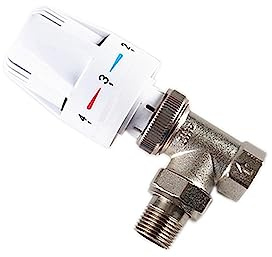 Automatisches Temperaturregelventil aus Messing for Fußbodenheizung – Größen 1/2, 3/4, 1, thermostatisches Heizkörperventil(1Inch)