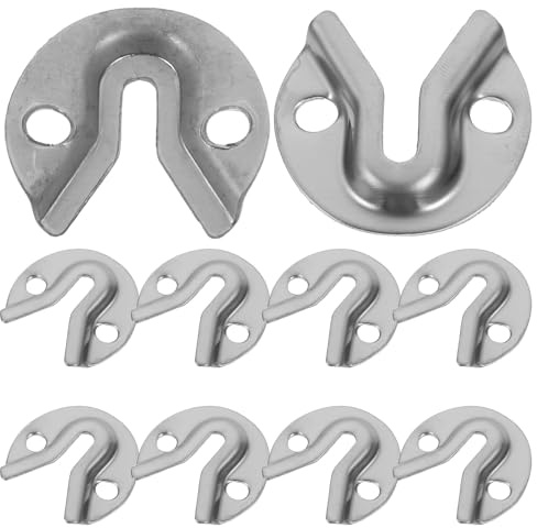 WATIIFUFU 50 Pièces Supports Installation Inoxydable Suspendre Acier pour en Photo Cadres Argenté Invisible et Fixation Sécurisée pour Meubles , pour