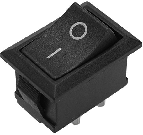 MOMOALA Broches 10A 250V T125/55 Interrupteur À Bascule en Plastique Double Pôle pour Canal Mr-2 Série