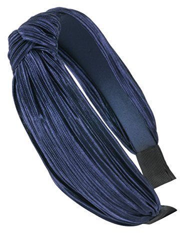 axy HR34a Haarreif mit leichtem Samt-Vintage-Wunderschön Damen Haarschmuck (Dunkelblau)