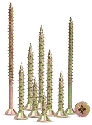 Tornillos de Madera alargados, Clavos de Tablero de Fibra, Clavos de Tablero, Tornillos de Cabeza Plana Cruzados, Clavos Clavos de Cabeza avellanada-M4*60