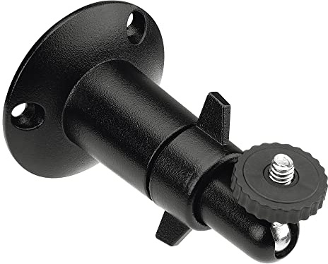 CELLONIC Soporte de pared para cámara compatible con Arlo, compatible con Eufy, compatible con Wyze, Rinng Stick Up Cam & Pro Soporte giratorio de aluminio con rosca de 1/4uso interior y exterior
