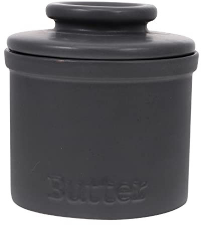 Cabilock 1 Pc Tarro De Mantequilla Pasteles De Merienda Recipiente Para Mantequilla Francés De Crock Encargado De La Mantequilla Cubierto De Mantequilla Tazón De Azúcar Cerámica Sello
