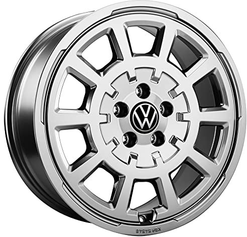 Volkswagen T-Roc Buffalo Cerchio in Lega, Alluminio/Magnesio/Silicio, Grigio Metallizzato, 18 Pollici, 7,5J x 18, PCD 5x112mm, ET 44mm