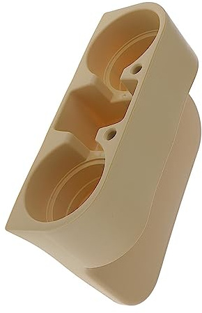 Auto Getränkehalter Becherhalter Holder Dosenhalter Kaffeehalter Flaschenhalter Mittelkonsole Fahrersitz Beifahrersitz Rücksitz (Beige)
