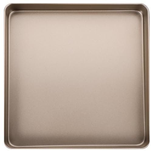 Kichvoe Non-Stick 11 Inch Square Baking Tray for Cakes Cookies and Pastries Carbon Steel Bakeware for Home and Restaurant