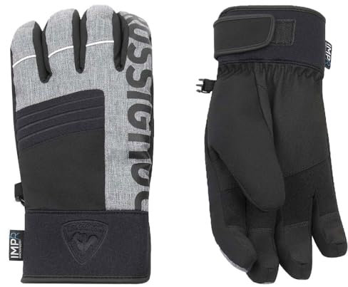 Rossignol Herren Handschuhe Skihandschuhe Speed IMPR, Farbe:Grau, Artikel:-280 heather grey, Größe:M