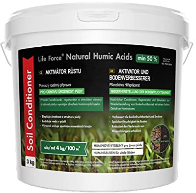 Life Force Bodenaktivator & Bodenregenerator – Premium Huminsäuren Kur zur Bodenverbesserung – Reaktiviert ausgelaugte Erde in Hochbeet & Garten – Organisch & Bodenleben-Booster – 6 kg