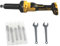 Cordless Die Grinder Compatible with Dewalt 20V Battery, Brushless Grinder with 6mm Carbide Burr 4 Variable Speeds, Max 24000 RPM for Rust Removal Grinding Polishing Deburring (Yellow+5 Drill)