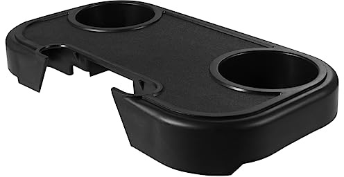 BAZEITFLOW Bandeja Portavasos para Silla de Descanso Soporte Plástico Duradero con Ranuras Protectoras Fácil Instalación para Bebidas Sillones y Sillas de Playa