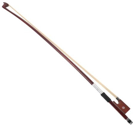 1/4 Geigenbogen aus Pferdehaar für Violine, Braun, für Profis | Arbor Ausführung, Heller Klang, Präzises Spielgefühl an Fingern, Zubehörteil für 1/4-Modell